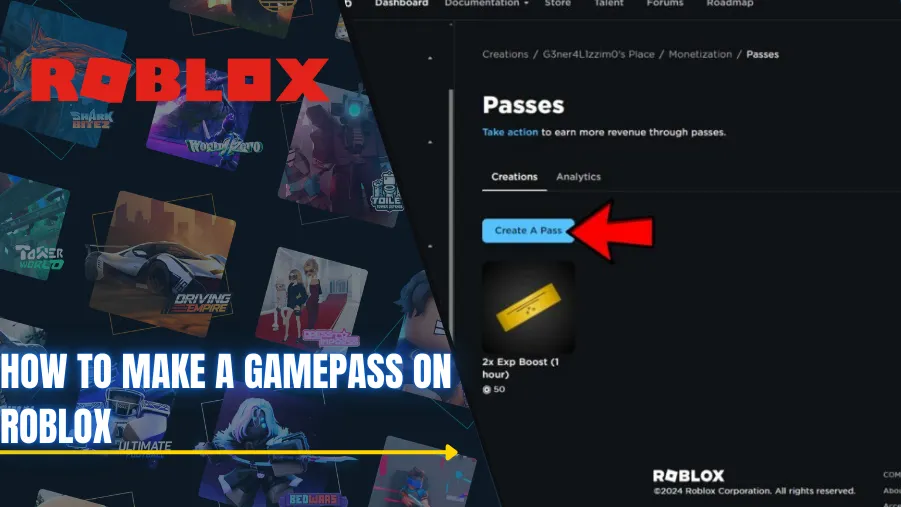 How To Make A Gamepass On Roblox In 2026 Step By Step Guide Roblox Game Pass